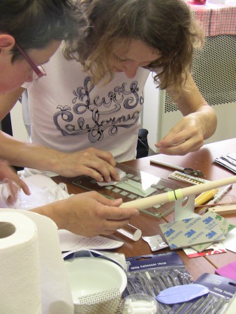 Pracujeme s art clay silver.